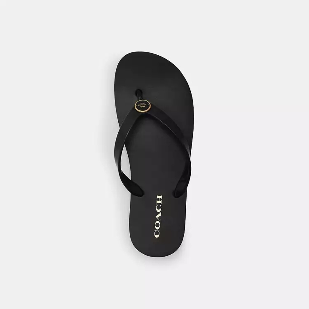 GUC- COACH Black Sandals - Picture 3 of 4